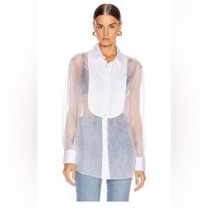 Brand New Never Worn Fleur du Mal Sheer Blouse